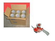 60 Rolls 2 inch * 60 Yard Premium Clear Packing Tape With Free Tape Gun, Tools & Hardware