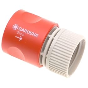 Gardena 36918-12 Outlet End Connector with Waterstop by Gardena