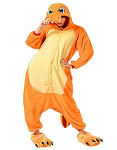 Kisstyle Cool Cosplay Anime Cartoon Onesie Adult Pajamas Size L Charmander