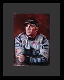 Jimmie Johnson (NASCAR 48 Chevrolet) Art White Wood-Mounted Poster Print - 11