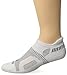 Balega Hidden Contour Impact Resistance / Cushioning Performance No Show Athletic Running Socks for Men and Women (1 Pair), White, X-Large