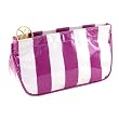 Trina Cosmetic Bags & Travel Accessories Zip Top Clutch-Kelly Stripe Lilac