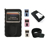 Zen Vision M Silicone Protective Cover Skin w/ LCD Screen Protector and Belt Clip - 10 Color Options