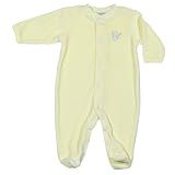 Velour footsie with embroidery, 100% Pima cotton, softest in the world !