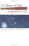 A Culture of Fact: England, 1550-1720