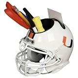 Miami Hurricanes White Mini Helmet Desk Caddy
