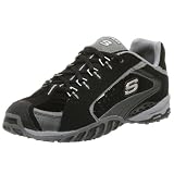 Skechers Womens Sky Rockets - Sonic Sneaker,Black/Charcoal,8 M