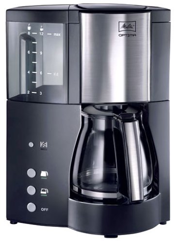 Melitta M 810 Optima Kaffeeautomat schwarz-edelstahl