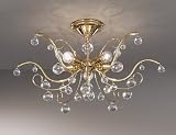 CARMEN:, Deckenleuchte, Made in Italy, Handarbeit, Made with PURE KOLARZ Kristall,