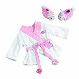 Zapf Creation Baby Annabell Bathrobe & Shoes Luxury set