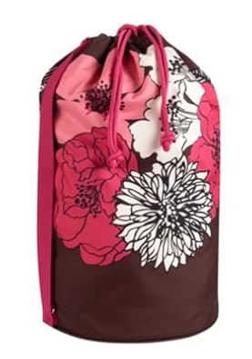 Vera Bradley Laundry Bag in Mocha Rouge