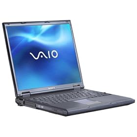 Sony VAIO GRZ530 Laptop (2.4 GHz Pentium 4, 512 MB RAM, 30 GB hard drive)