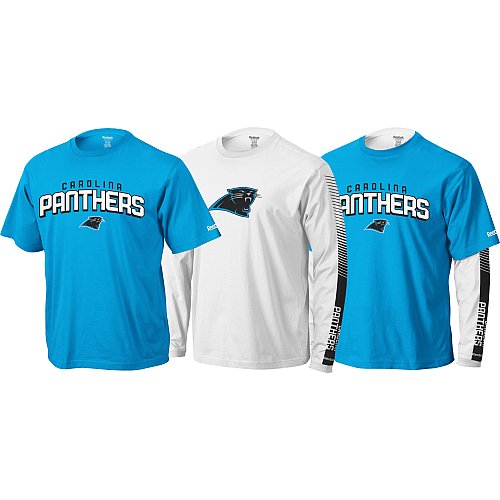 Carolina Panthers Blue/White Gameday 3 in 1 Tee Combo