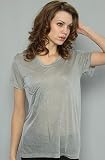 Alternative Apparel The Boyfriend Tee in Heathered,T-shirts for Women