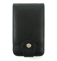 Black Leather Flip Kroo Melrose Case LCD Protected For Microsoft ZUNE 30GB 30G Portable MP3 Digital Media Player Sold By TopDeals888