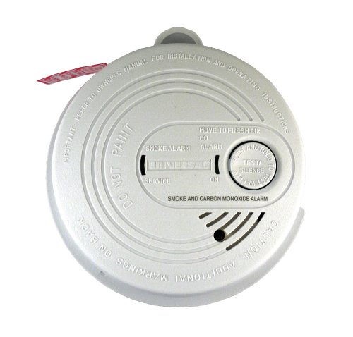 Universal Security Instruments CD-9795 120-Volt AC/DC Wired-In Combination Smoke and Carbon Monoxide Alarm