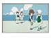 Children on the Beach, Wanting to Make Friends But Feeling a Bit Shy Art Giclee Poste...