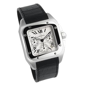 Cartier Men’s Santos 100 XL Automatic Chronograph Watch #W20090X8