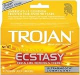 Trojan Ultra Ribbed Ecstasy 10 Pack - Condoms
