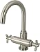 Satin Nickel Kitchen Bar Island Prep Hot/Cold Faucet