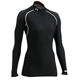 (アンダーアーマー)UNDER ARMOUR UAメタルCGコンプレッションLSモック WCM4554 アスレチック ウーマンズ ベースレイヤー コンプレッション WCM4554 BLK/BLK XX