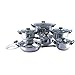 Gourmet Chef 12-Piece Cookware Set with Clear Glass Lids, Black Bakelite Handles and Knobs  : image