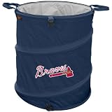 Atlanta Braves MLB Collapsible Trash Can by Logo Chair