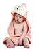 Hooded Towel Luckver with Baby Wrap:100% Cotton for Any Childre's Age,Infant or Toddler-CUTE-Super Soft Blanket and Shower Gift for kids-Superior Quality