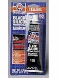 Permatex 81158 #16 Black Silicone Adhesive Sealant, 3 oz. Tube