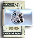 NFL Sculpted & Enameled Pewter Moneyclip - Carolina Panthers