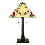 Quoizel Macintosh Rose Tiffany 2 Light Table Lamp