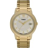 Timex Mens Classic Gold-Tone Indiglo Expansion Band Watch #T2M231 by Timex