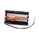 Tenergy 9.6V 2000mAh NiMH High Capacity Battery Pack for RC Cars, boats, Robots, Security