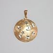 Celestial Sky 18k White & Rose Gold Pendant - Dahlia Classic Collection