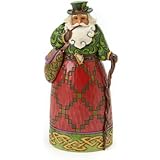 Jim Shore Christmas  Heartwood Creek from Enesco Irish Santa Figurine 7 IN