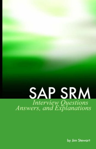 sap srm interview questions answers and explanations