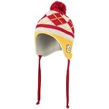 Calgary Flames Red CCM Classics Tassel Knit Hat