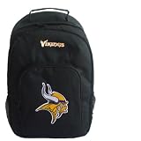 NFL Minnesota Vikings Southpaw Backpack (Black, Medium)