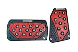 OTTO Racing Black Rim Red Inner Plates 2pc Automatic Racing Pedals