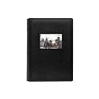 2-Pack Bonded Leather Photo Album Holds 300 Photos Each - Black