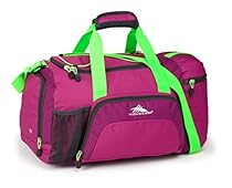 High Sierra Crossport 2 Ringleader Duffel Bag, Razzmatazz/Berryblast/Lim/Merc
