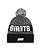 New Era NFL 2016 Black and White Sport Knit Beanie, One Size