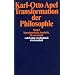 Transformation der Philosophie: Band I. Sprachanalytik, Semiotik, Hermeneutik: BD 1
