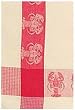 Waffle Weave 100% Cotton Red Lobster Dishtowel 18" X 28" Set / 6