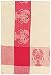 Waffle Weave 100% Cotton Red Lobster Dishtowel 18" X 28" Set / 6
