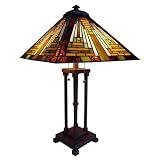 Tiffany Style Mission Table Lamp