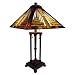 Mission Style Table Lamp 16 Inch Shade, Tiffany Stle Table Lamp