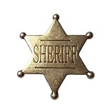 Old West Deluxe Sheriff Badge