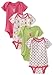 Gerber Baby Girls' 4 Pack Variety Bunny Onesies Brand