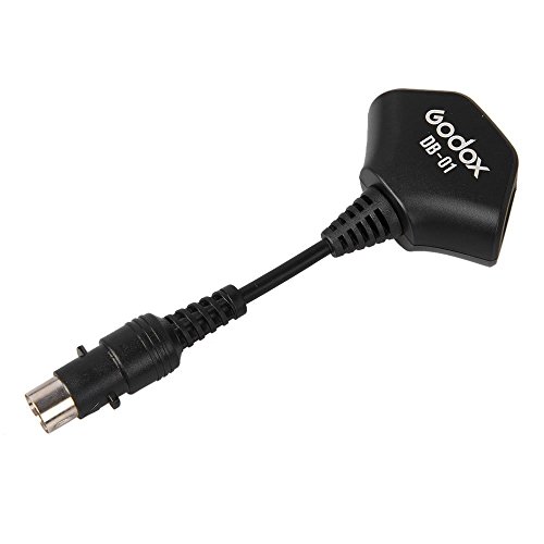 CLOUDSFOTO Godox Db-01 One-to-two Cable Y Adapter for Propac Power Pack Ad360 Ad180
